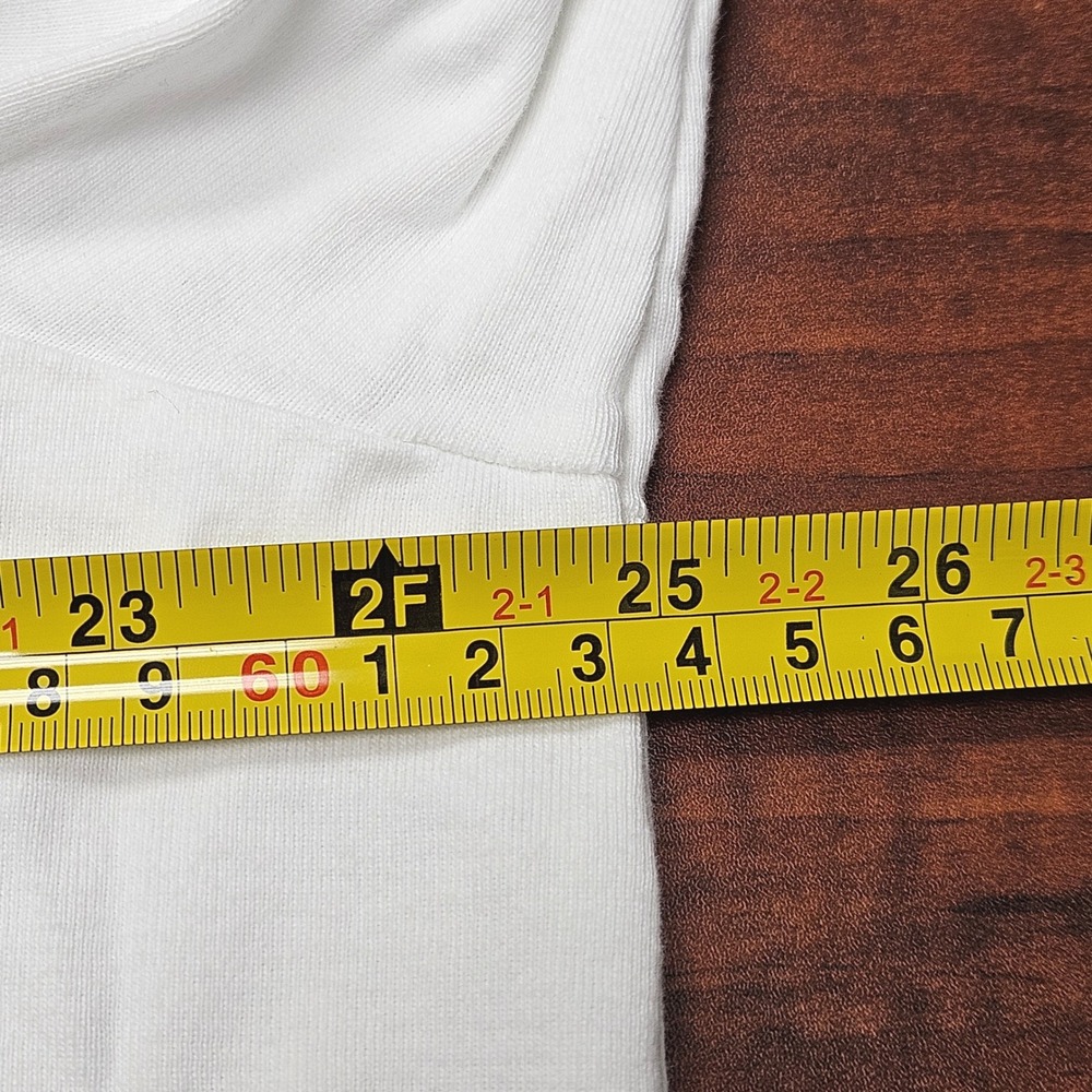 Lands End Long Sleeve T-Shirt Lot Women 2X White Excellent 100% Cotton Crewneck - Picture 4 of 13